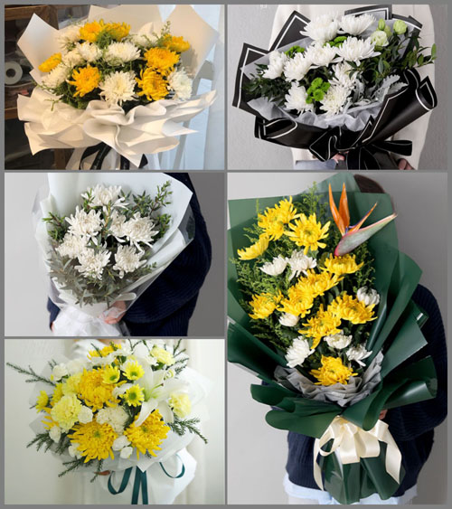 广东汕尾市海丰县城东镇北平村白事花束代送